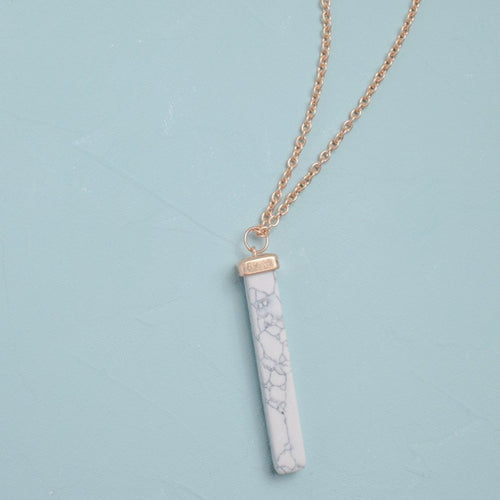 Marble Pendant Necklace