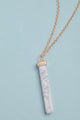 Marble Pendant Necklace - Necklaces at Beyond Polish