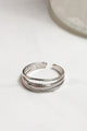 Meadow Leaf Cuff Ring - Rings at Beyond Polish
