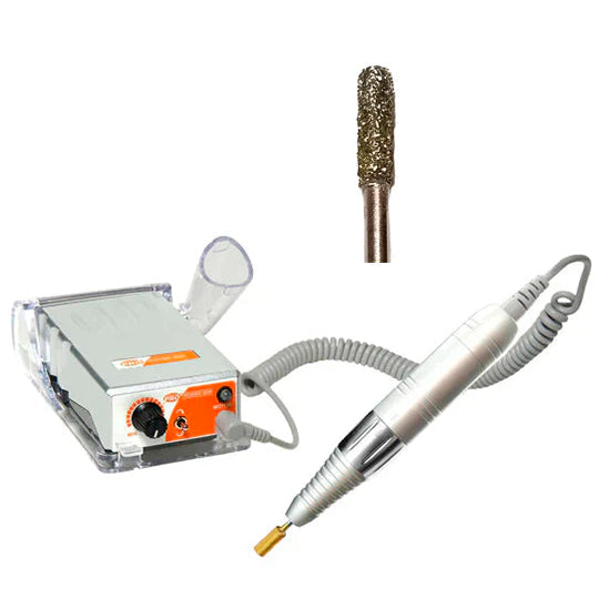 Medicool - Pro Power 20k Professional Rechargeable Manicure File - Pearl White with Diamond Bit - Manicure & Pedicure Tools at Beyond Polish