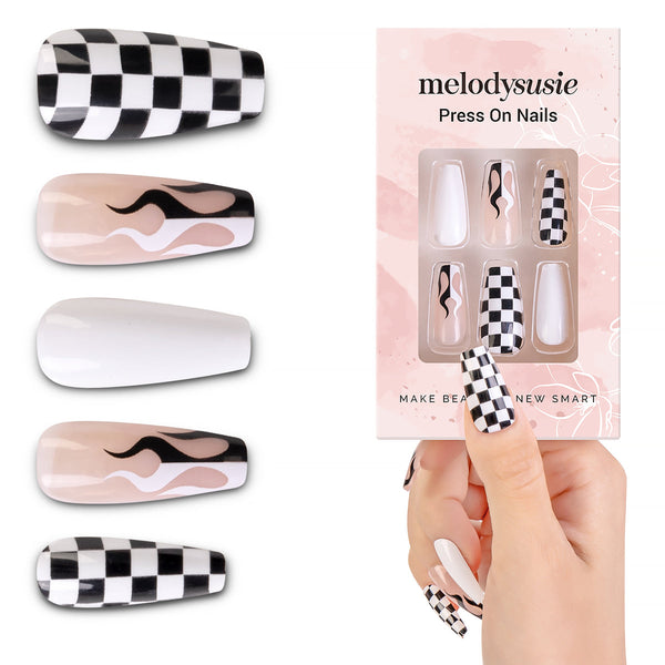 Melody Susie - Chic Acrylic Press On Nails Kits - Nail Extensions at Beyond Polish