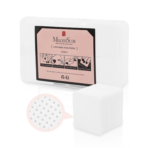 MelodySusie - 1050 Pcs Lint Free Nail Wipes