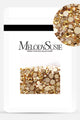MelodySusie - 1440Pcs Multi-faceted Nail Rhinestones - Metallic Gold - Nail Art at Beyond Polish