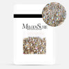 MelodySusie - 1440Pcs Multi-faceted Nail Rhinestones - WhiteAB