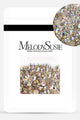 MelodySusie - 1440Pcs Multi-faceted Nail Rhinestones - WhiteAB - Nail Art at Beyond Polish