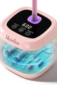 MelodySusie - 2 In 1 Ultrasonic Cleaner Machine For Manicure - Pink - Manicure & Pedicure Tools at Beyond Polish