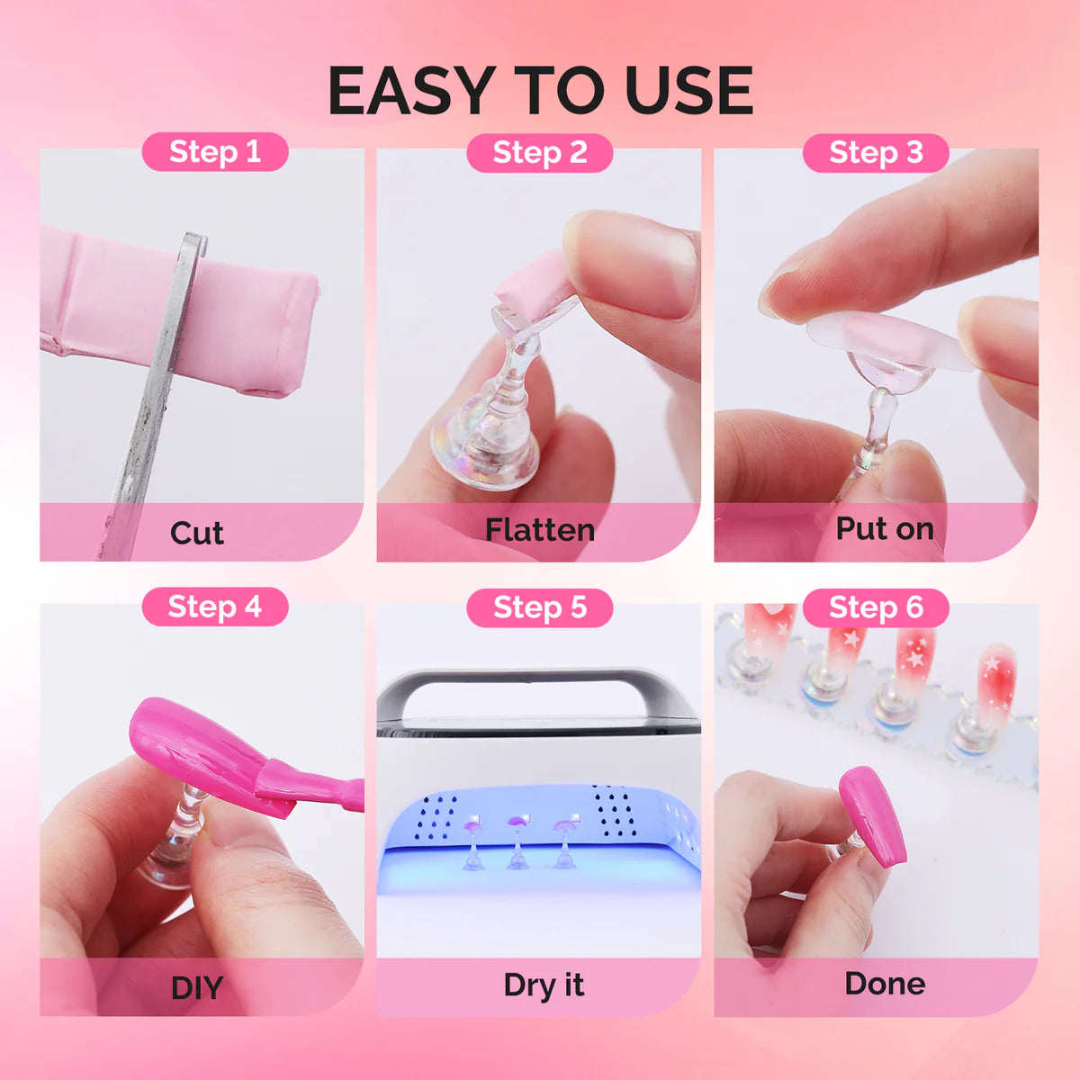 MelodySusie - 2 Sets Acrylic Magnetic Nail Stand - Manicure & Pedicure Tools at Beyond Polish