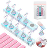 MelodySusie - 2 Sets Blue Acrylic Magnetic Nail Stand