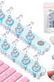 MelodySusie - 2 Sets Blue Acrylic Magnetic Nail Stand - Manicure & Pedicure Tools at Beyond Polish