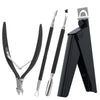 MelodySusie - Acrylic Nail Clippers 4 In 1 Kit - Black