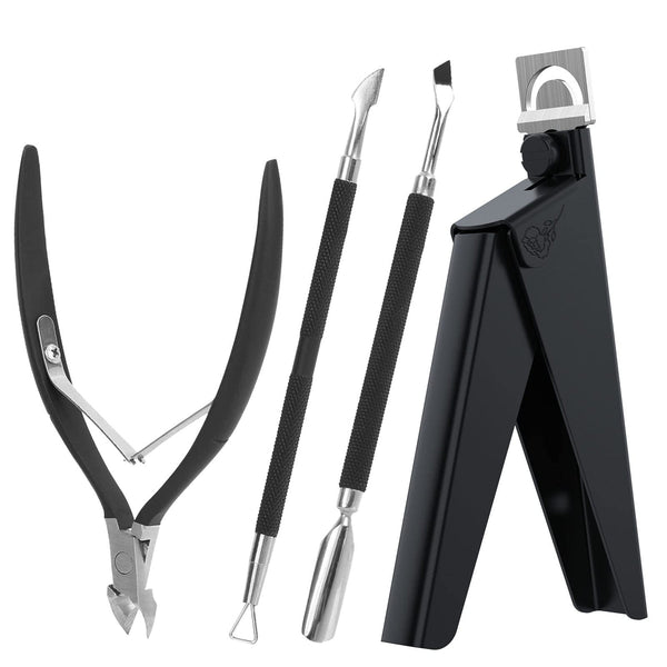 MelodySusie - Acrylic Nail Clippers 4 In 1 Kit - Black - Manicure & Pedicure Tools at Beyond Polish