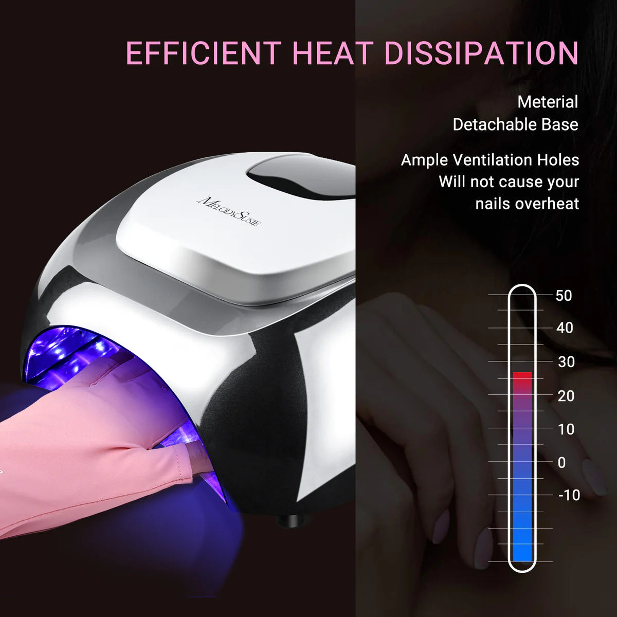 MelodySusie - Aurora 4 (S-Pro27T) Led/Uv Nail Lamp - Manicure & Pedicure Tools at Beyond Polish
