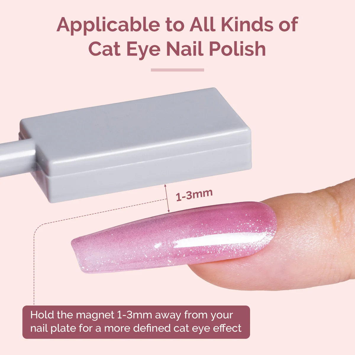 MelodySusie - Cat Eye Gel Nail Polish Magnets Set 12 Pcs - Manicure & Pedicure Tools at Beyond Polish