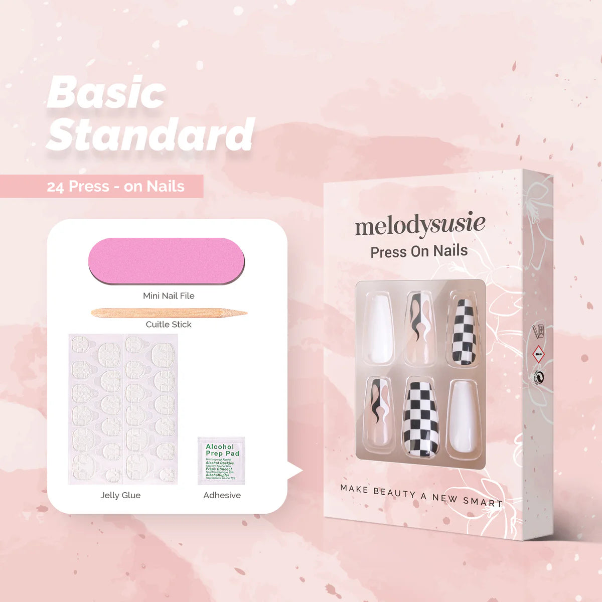 MelodySusie - Chic Acrylic Press On Nails Kits - Nail Extensions at Beyond Polish