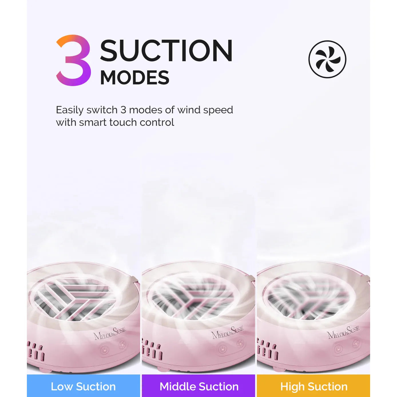 MelodySusie - HProA Nail Dust Collector - Pink - Manicure & Pedicure Tools at Beyond Polish