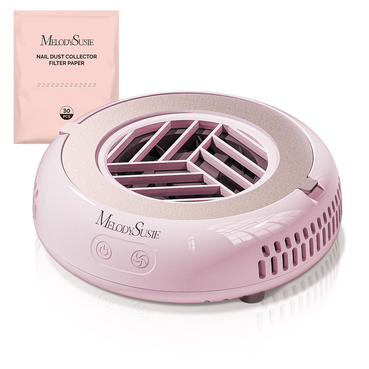 MelodySusie - HProA Nail Dust Collector - Pink - Manicure & Pedicure Tools at Beyond Polish