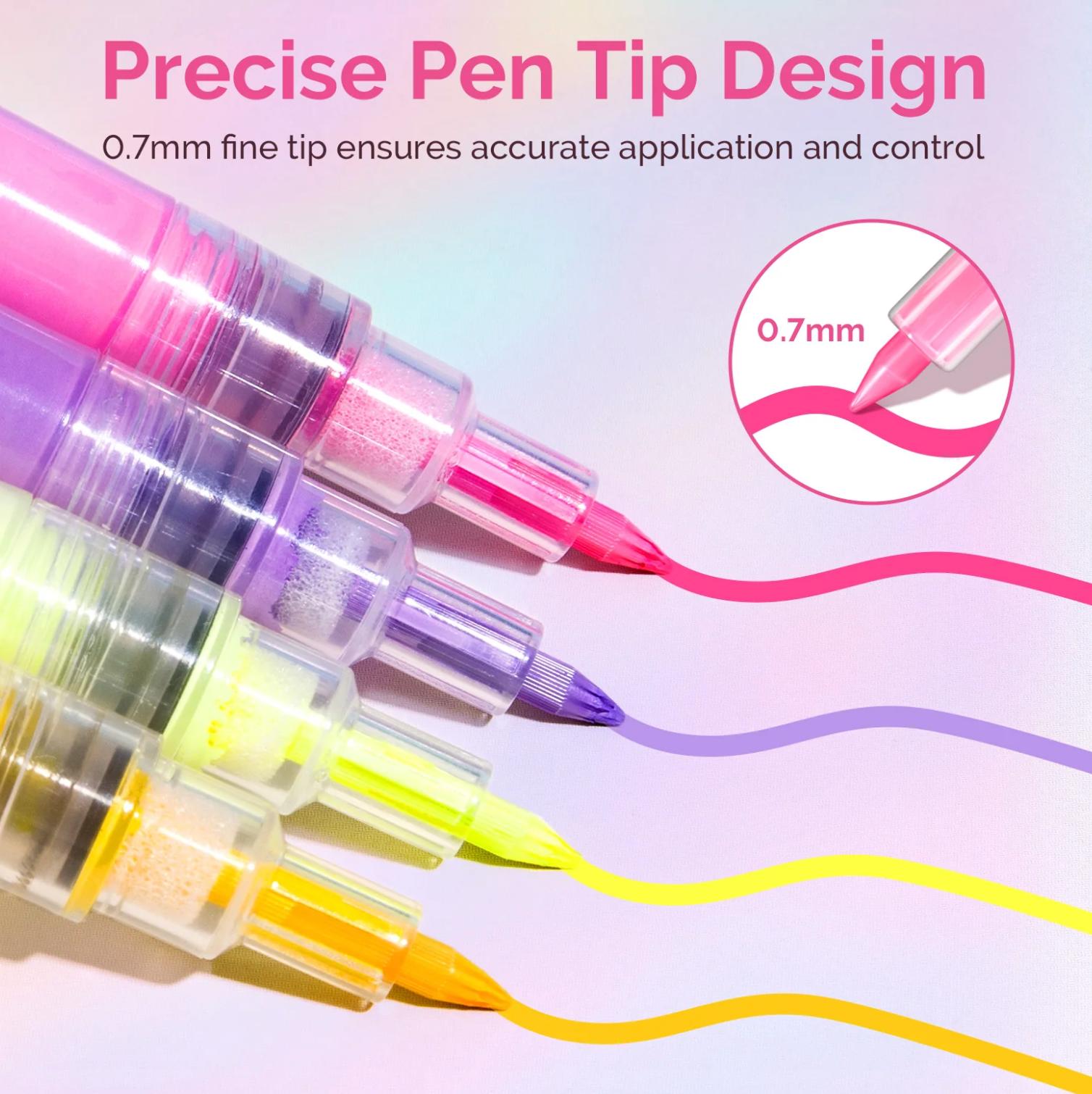 MelodySusie - Nail Art Pens Set 12 Colors - 0.7mm - Nail Art at Beyond Polish