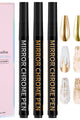 MelodySusie - Nail Art Pens Set Chrome Metallic 3 Colors - Nail Art at Beyond Polish