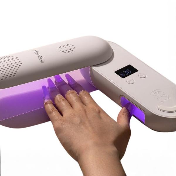 MelodySusie - P-Plus20F Innovative UV Protection Rechargeable UV/LED Nail Lamp - White - Manicure & Pedicure Tools at Beyond Polish