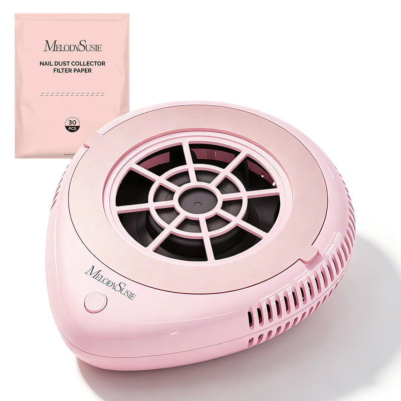 MelodySusie - PProR Cordless & Rechargeable Nail Dust Collector - Pink - Manicure & Pedicure Tools at Beyond Polish
