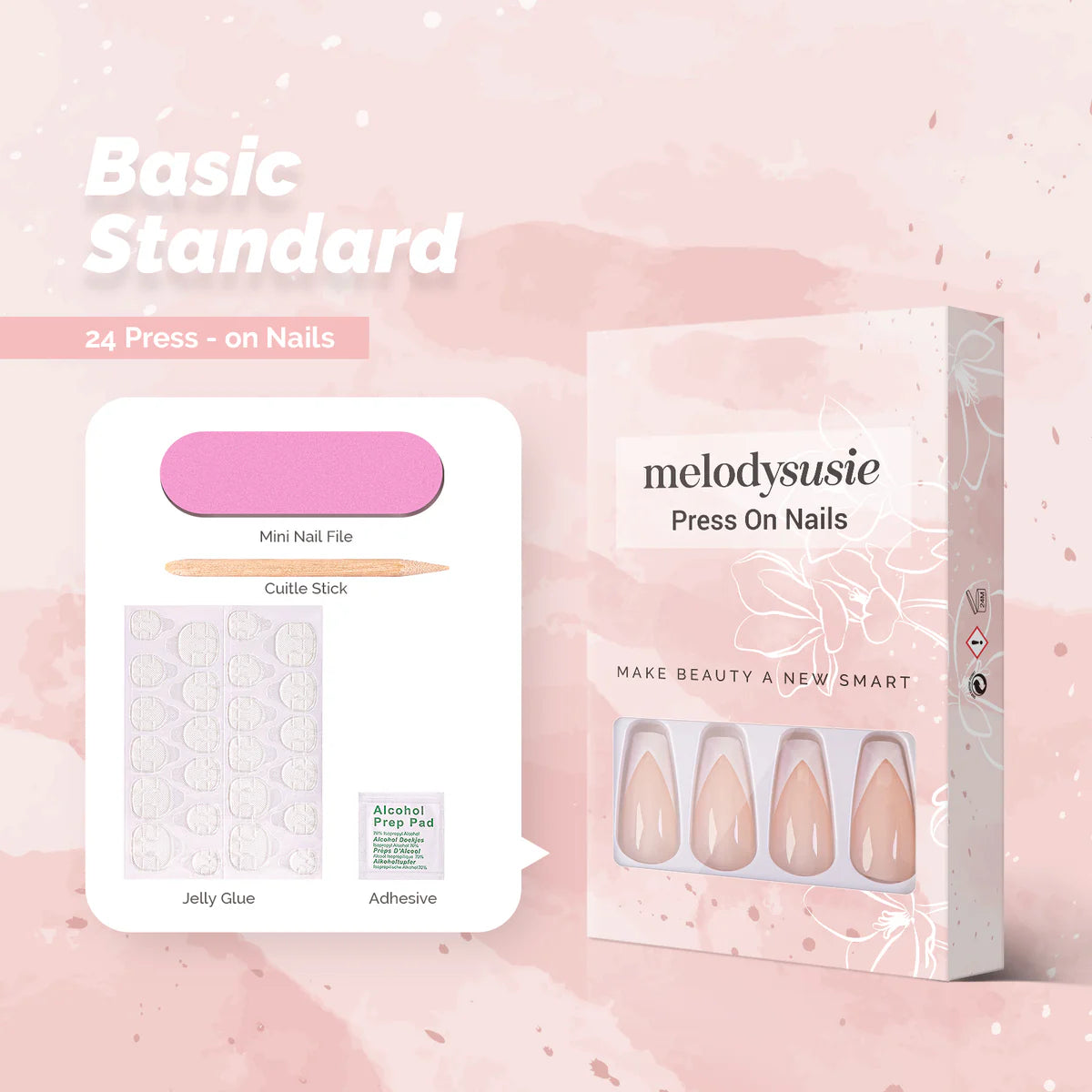 MelodySusie - Parisian Acrylic Press On Nails Kits - Nail Extensions at Beyond Polish