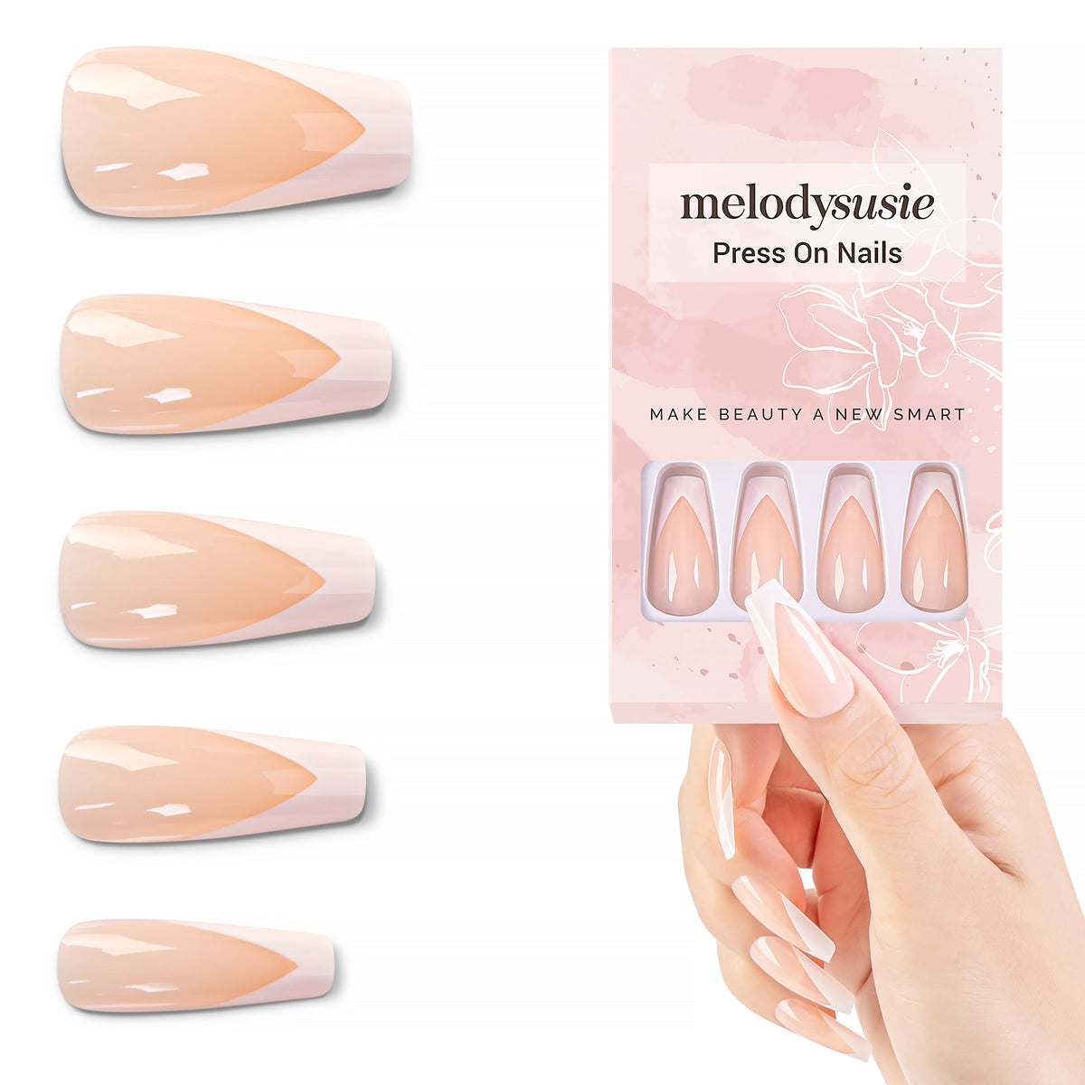 MelodySusie - Parisian Acrylic Press On Nails Kits - Nail Extensions at Beyond Polish