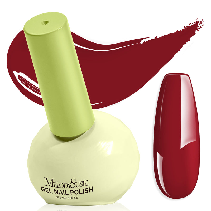 MelodySusie - Plant-Based HEMA-Free & HPMA-Free & TPO-Free Nail Gel Polish - Merlot Red - 16.5ml/0.56 fl oz - Gel Polish at Beyond Polish