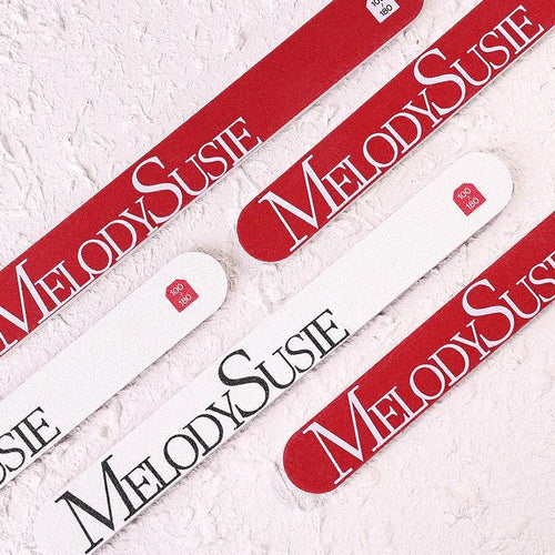 MelodySusie - Professional Double Sided Straight Nail File 100/180 (5 Pcs)