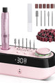 MelodySusie - SC320A Desktop Multifunctional Rechargeable Nail Drill 30,000RPM - Pink - Manicure & Pedicure Tools at Beyond Polish