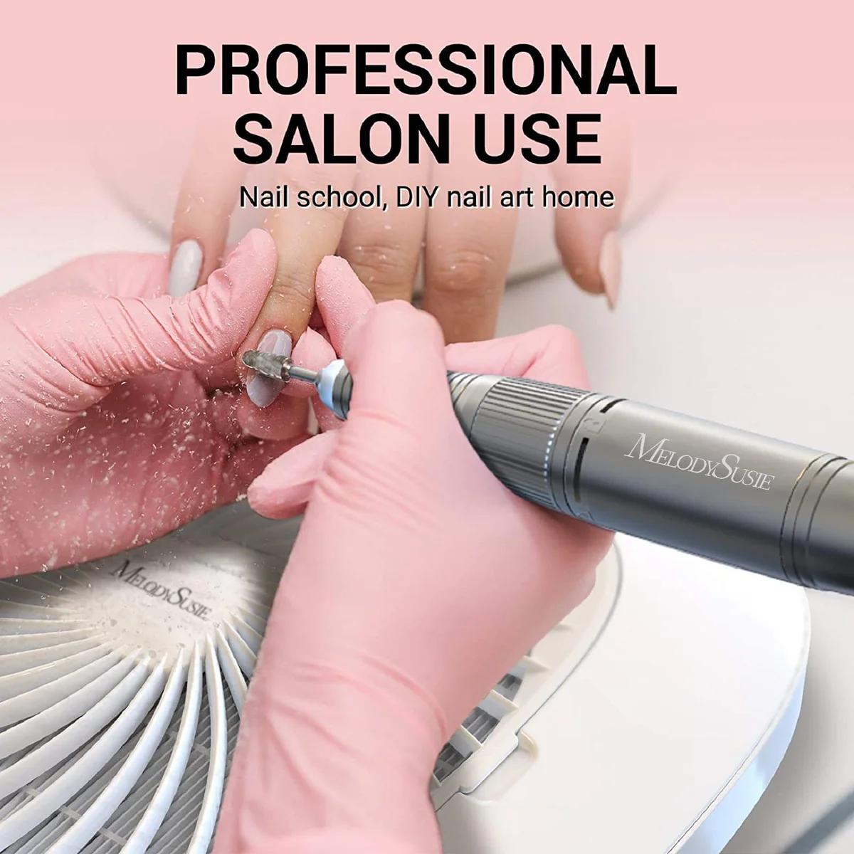 MelodySusie - SPro Nail Dust Collector - White - Manicure & Pedicure Tools at Beyond Polish