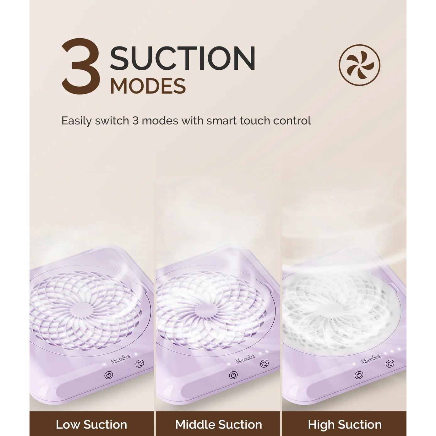 MelodySusie - SProF Nail Dust Collector - Purple - Manicure & Pedicure Tools at Beyond Polish