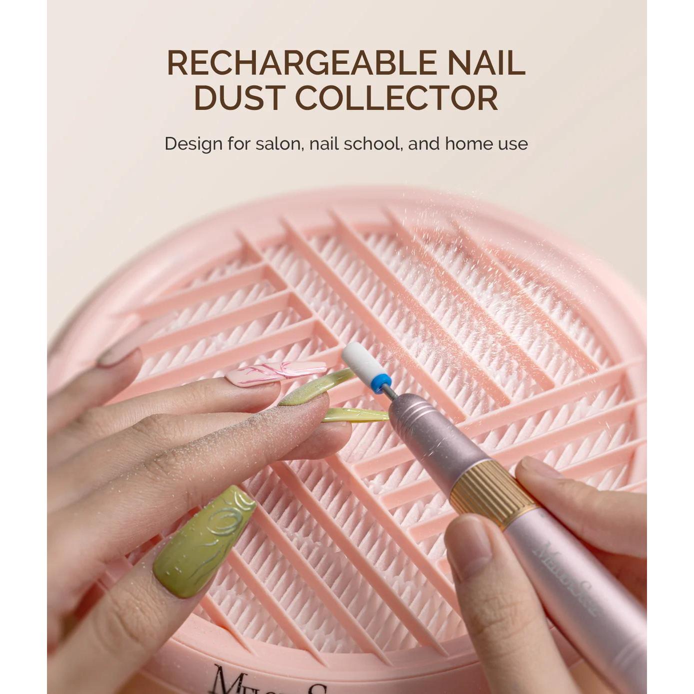 MelodySusie - SProR Cordless & Rechargeable Nail Dust Collector - Pink - Manicure & Pedicure Tools at Beyond Polish