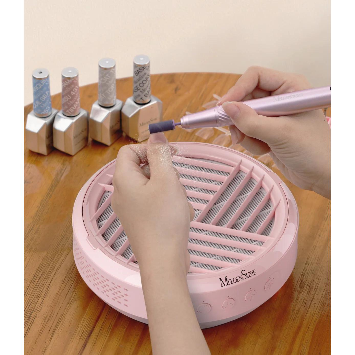 MelodySusie - SProR Cordless & Rechargeable Nail Dust Collector - Pink - Manicure & Pedicure Tools at Beyond Polish