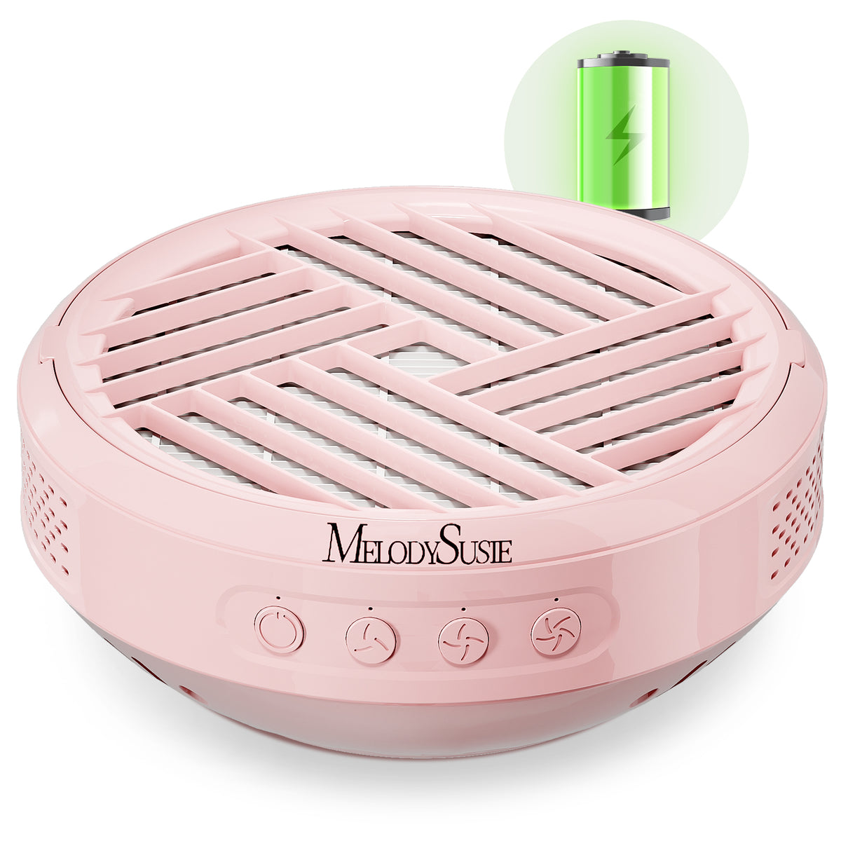 MelodySusie - SProR Cordless & Rechargeable Nail Dust Collector - Pink - Manicure & Pedicure Tools at Beyond Polish