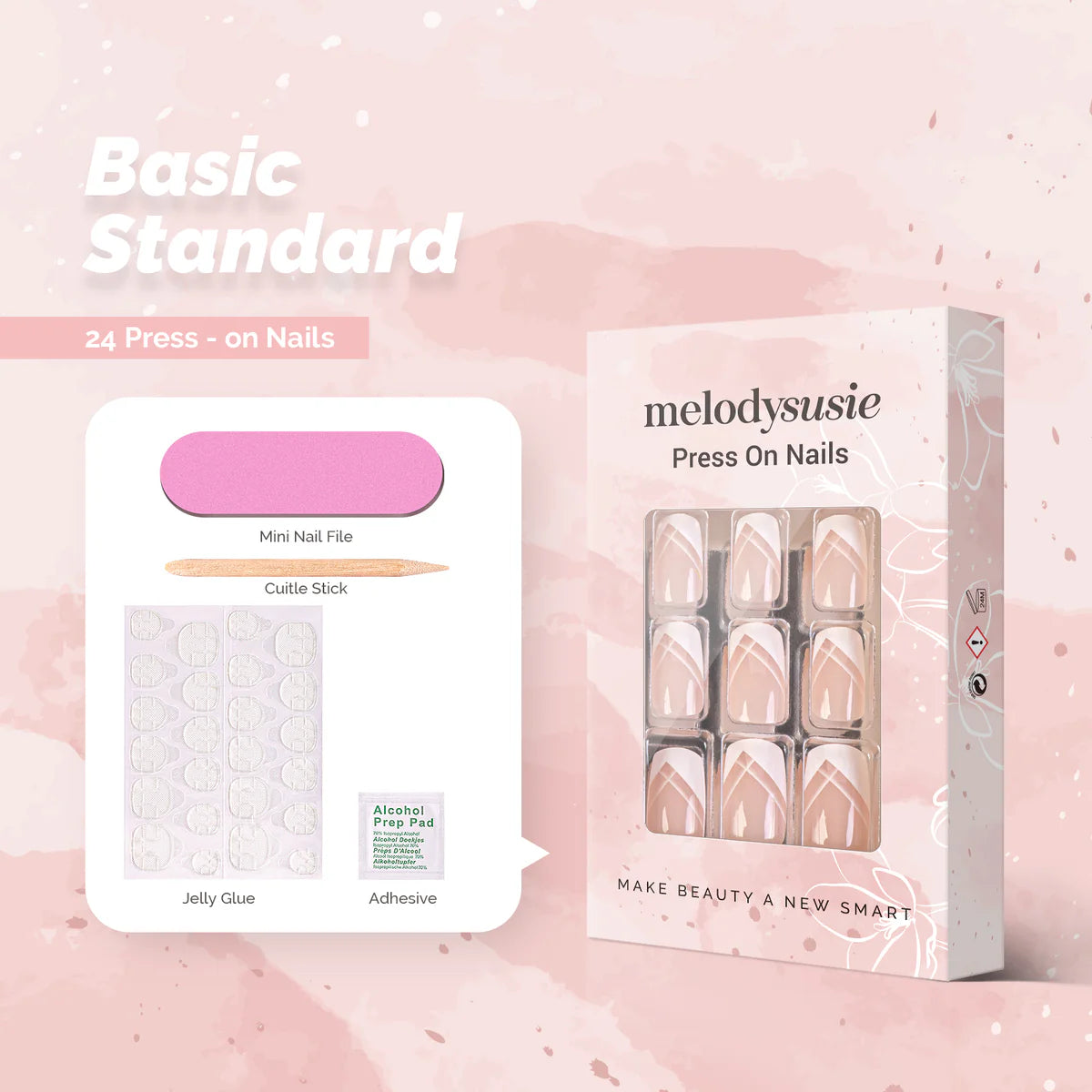 MelodySusie - Wedding Dress Acrylic Press On Nails Kits - Nail Extensions at Beyond Polish