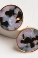 Mia Circle Resin Earrings - Earrings at Beyond Polish