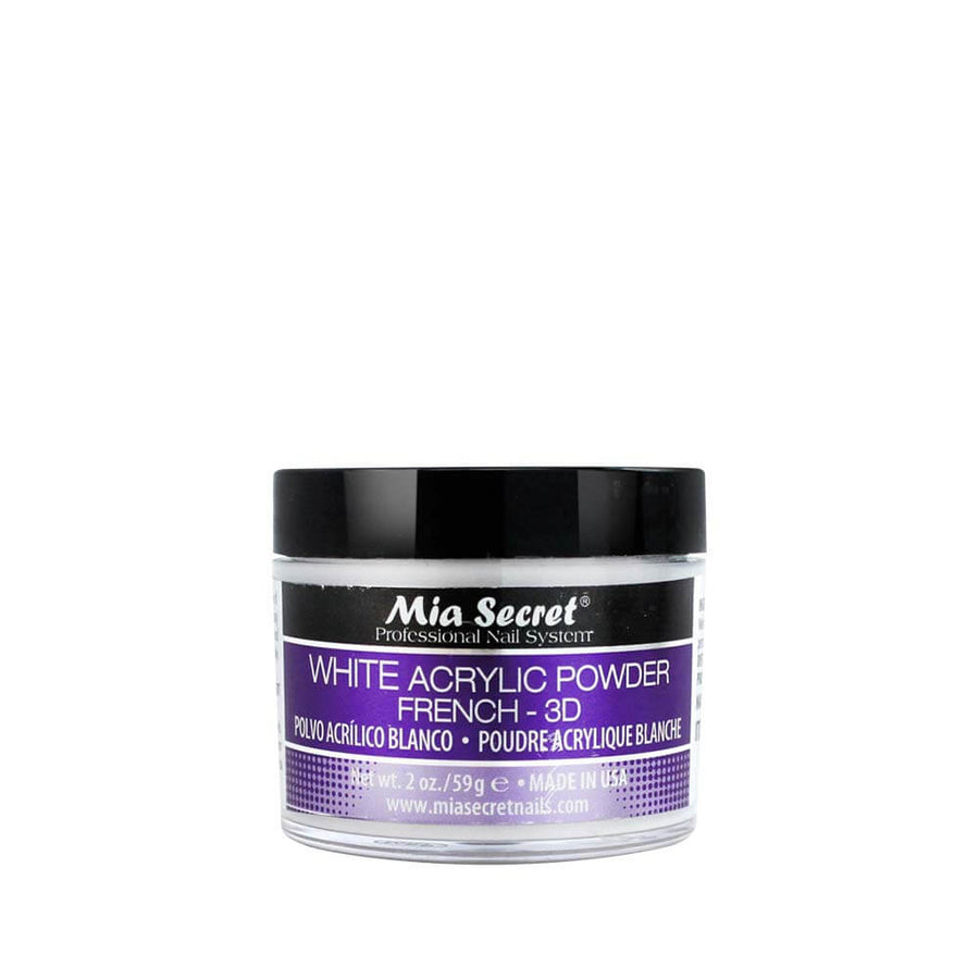 Mia Secret - White Acrylic Powder 2 Oz - Acrylic at Beyond Polish