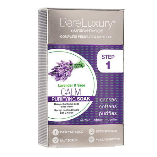 Morgan Taylor - BareLuxury 4-in-1 Complete Pedicure & Manicure - Calm Lavender & Sage
