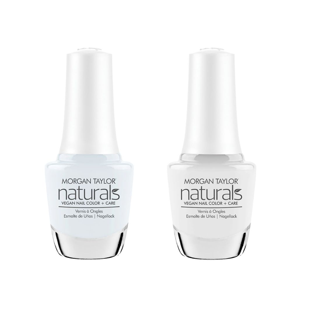 Morgan Taylor - Naturals Combo - Breath Of Fresh Air & The First Snow Fall - Nail Lacquer at Beyond Polish