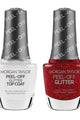 Morgan Taylor Peel-Off Glitter & Top Coat Combo - Rare As Rubies - Nail Lacquer at Beyond Polish