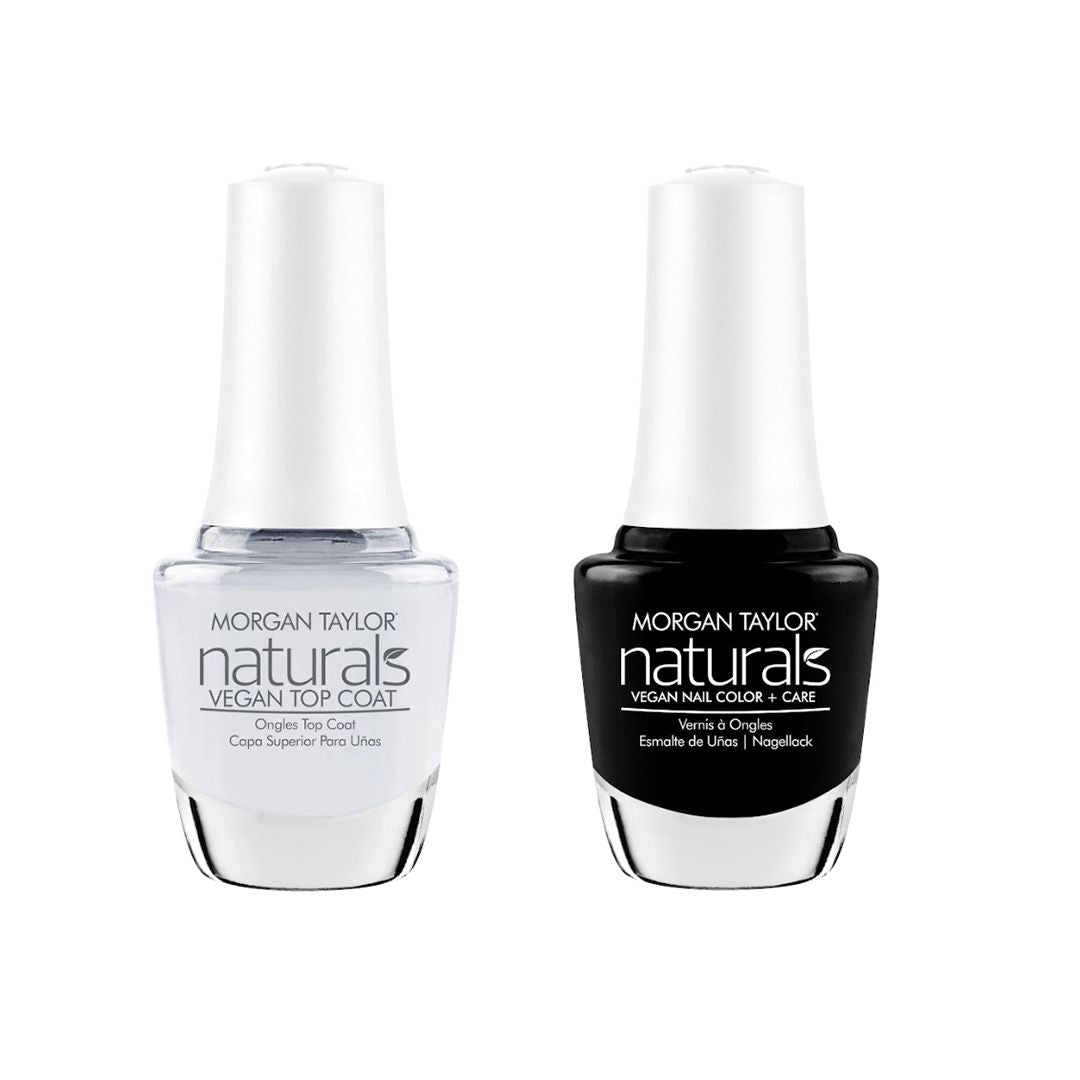 Morgan Taylor - Top Coat & To The Moon And Black Combo - Nail Lacquer at Beyond Polish