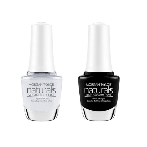 Morgan Taylor - Top Coat & To The Moon And Black Combo