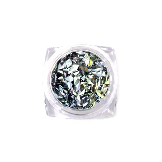 Nail Art Design - Diamond Gems Gold - Nail Art at Beyond Polish