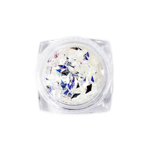 Nail Art Design - Diamond Gems Iridescent