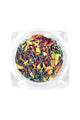 Nail Art Design - Diamond Gems Orange Green - Nail Art at Beyond Polish