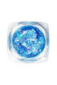 Nail Art Design - Glitter Flakes Blue - Nail Art at Beyond Polish