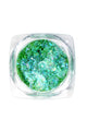 Nail Art Design - Glitter Flakes Green - Nail Art at Beyond Polish