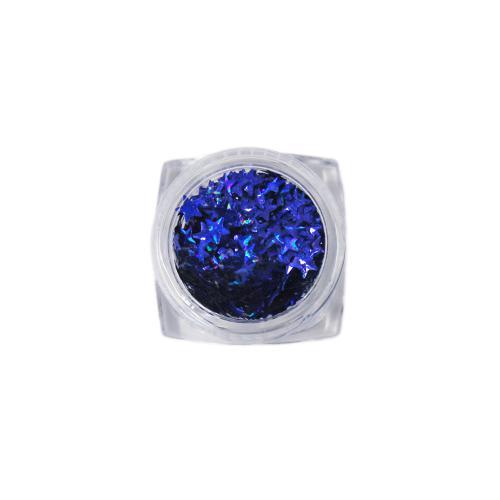 Nail Art Design - Star Gems Blue - Nail Art at Beyond Polish