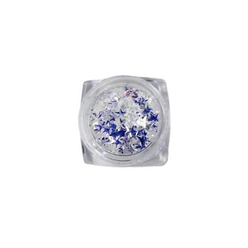 Nail Art Design - Star Gems Iridescent