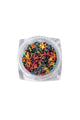 Nail Art Design - Star Gems Orange Green - Nail Art at Beyond Polish